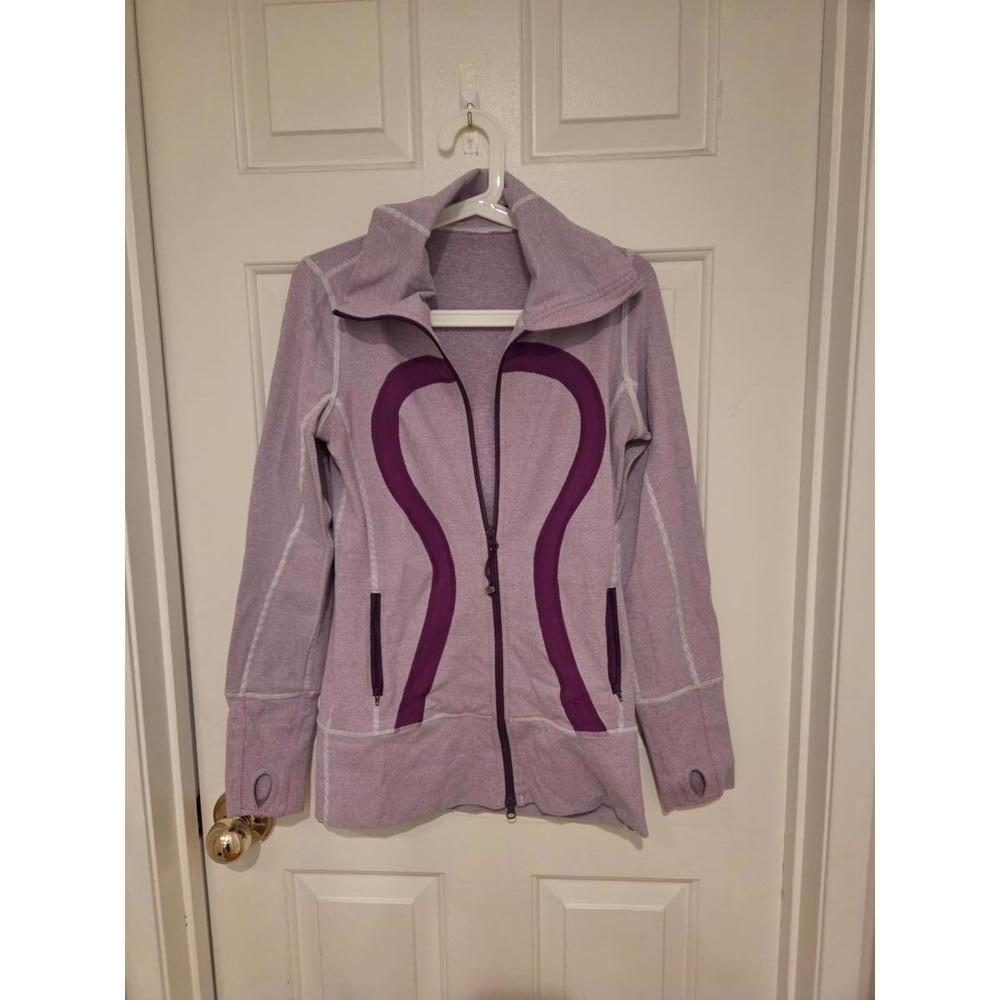 Lululemon Lavender and Purple Zip-Up Athletic Jacket Size 6 - Picture 4 of 9